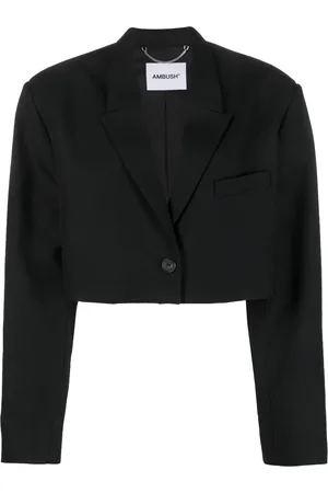 AMBUSH Cropped virgin-wool blazer