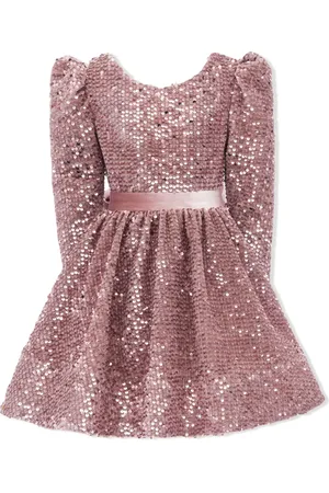 Tulleen Merribrook bow sequin-embellished dress