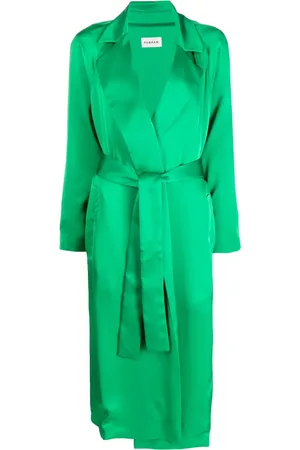 P.A.R.O.S.H. Satin-finish tied cape