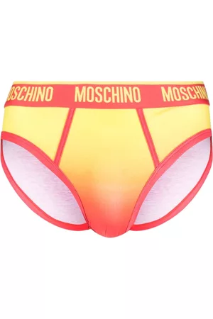 Moschino Men Briefs - Ombré logo-waistband briefs