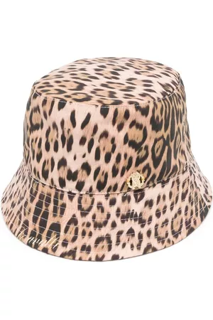 Roberto Cavalli Girls Hats - Animal-print cotton bucket hat