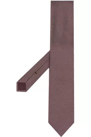 Tom Ford Men Bow Ties - Pointed-knit silk tie