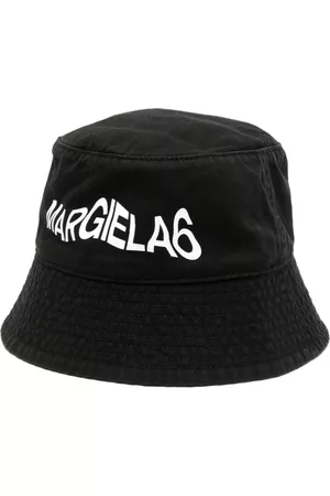 Maison Margiela Boys Hats - Logo-print bucket hat