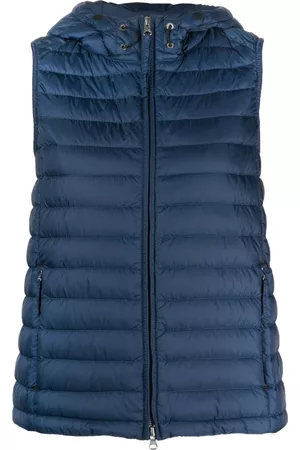 Parajumpers Women Gilets - Logo-patch hooded padded gilet