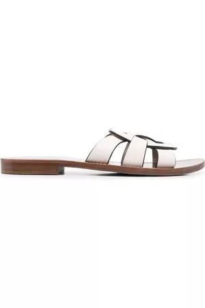 Coach Issaa leather flat sandals