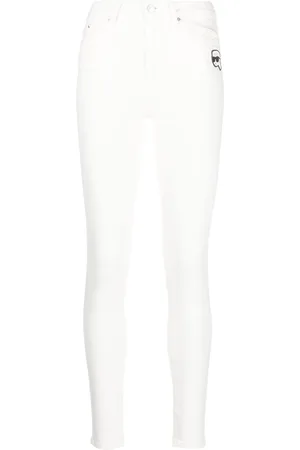 Karl Lagerfeld Logo-patch skinny jeans