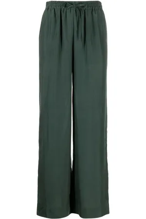 P.A.R.O.S.H. High-waist silk trousers