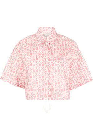 Moncler Logo-print cropped shirt