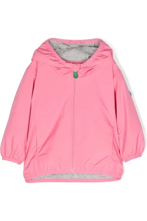save the duck Logo-patch recycled-polyester hoodie jacket