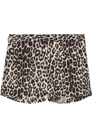 Tom Ford Leopard-print swim shorts