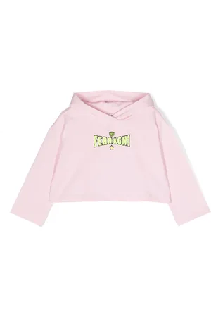 Chiara Ferragni Logo-embroidered stretch-cotton hoodie