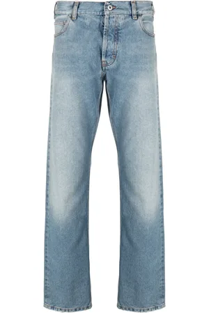 MARCELO BURLON Straight-leg washed jeans