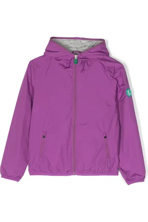 save the duck Logo-detail hooded jacket