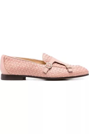 Doucal's Double-buckle woven loafers