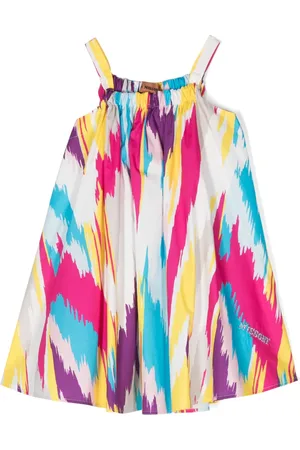 Missoni Zigzag-print flared dress