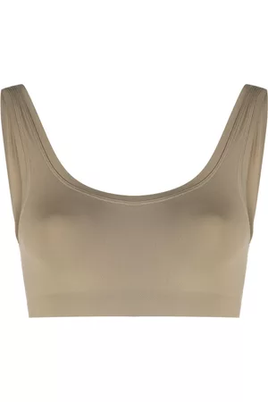 Hanro Women Bras - Cropped scoop-neck bra