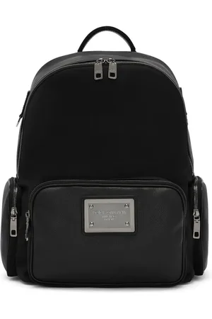 Dolce & Gabbana Logo-tag leather backpack