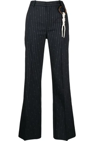 Charles Jeffrey Loverboy Pinstripe straight-leg trousers