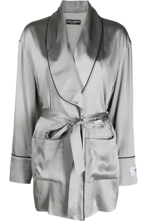 Dolce & Gabbana Belted satin jacket