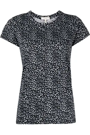 RAG&BONE Leopard-print short-sleeved T-shirt