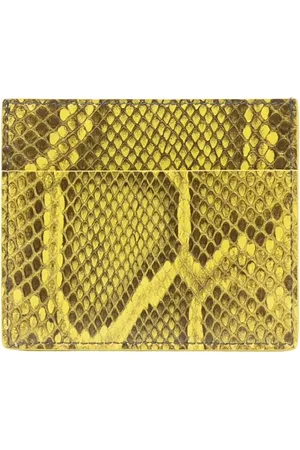 Rick Owens Snakeskin card holder