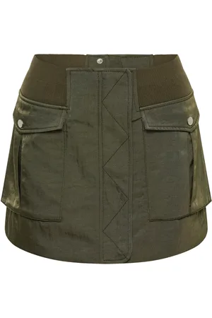 DION LEE Fitted military miniskirt