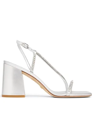 Stuart Weitzman Crystal-embellishment open-toe sandals