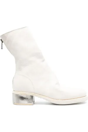 GUIDI Zip-fastening leather boots