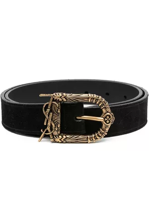 Saint Laurent Women Belts - Celtic-buckle leather belt