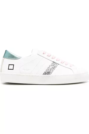 D.A.T.E. Women Sneakers - Logo-print low-top leather sneakers
