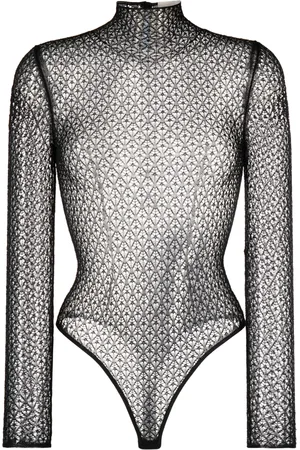 Khaite Fena diamond-lace bodysuit