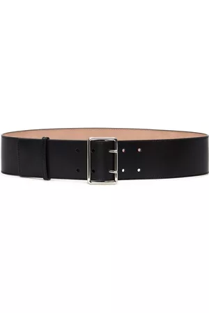 Alexander McQueen Men Belts - Buckle-fastening leather belt