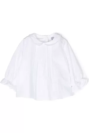 DOUUOD KIDS Blouses - Decorative-stitching plain blouse