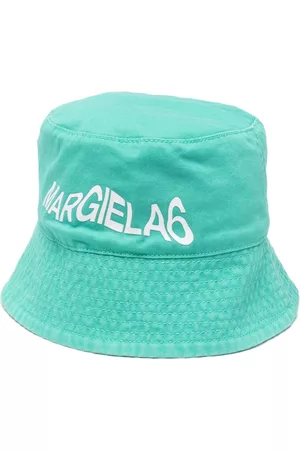 Maison Margiela Boys Hats - Logo-print cotton bucket hat