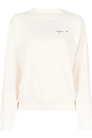 AGNÈS B. Logo-print cotton sweatshirt