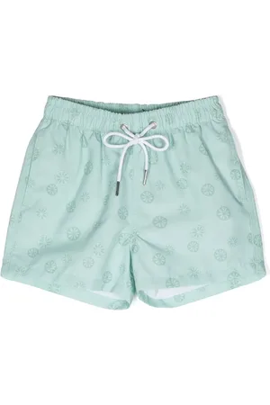 KNOT Parker drawstring-waist swim shorts