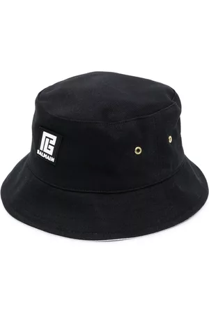 Balmain Men Hats - Logo-patch bucket hat