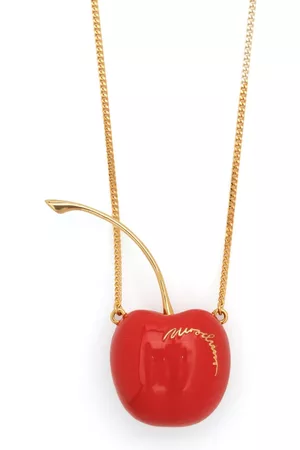 Moschino Women Necklaces - Cherry-charm chain necklace