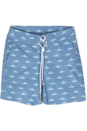 KNOT Barton submarine-print swim shorts