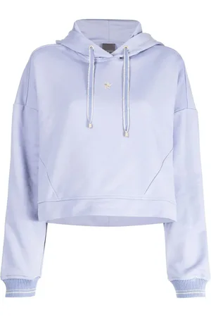 LORENA ANTONIAZZI Embroidered-motif white hoodie