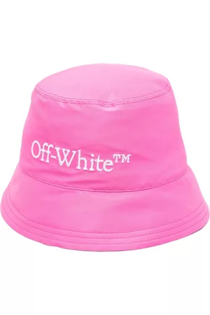 OFF-WHITE Women Hats - Embroidered-logo bucket hat