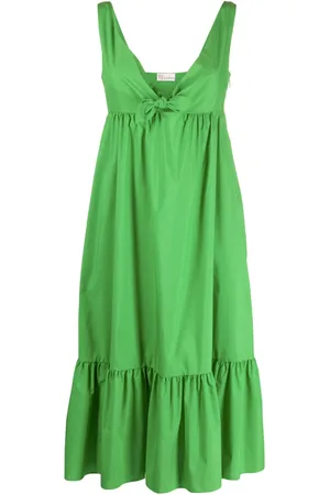 RED Valentino Sleeveless tiered midi dress