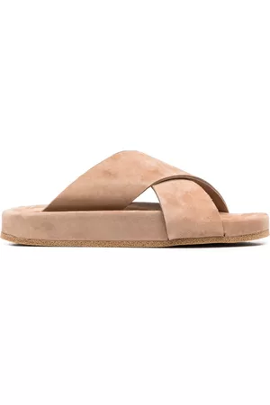 Moma Square-toe suede slides