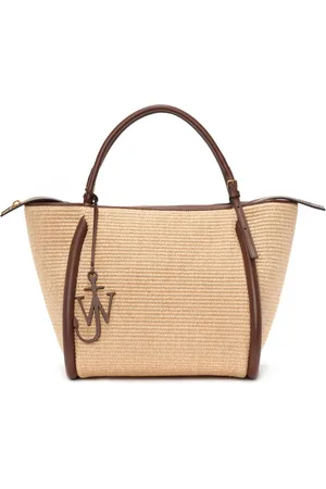 J.W.Anderson Bumper-31 raffia tote bag