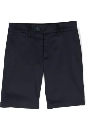 FAY Plain stretch-cotton shorts
