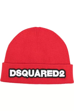 Dsquared2 Logo-patch beanie hat