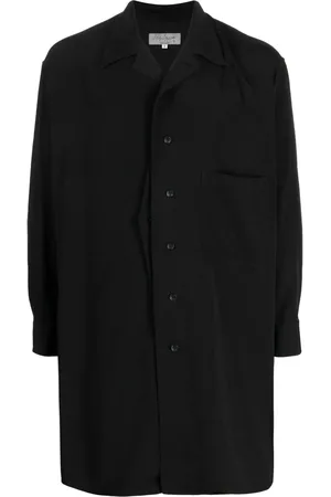 YOHJI YAMAMOTO Patch-pocket long-sleeve shirt