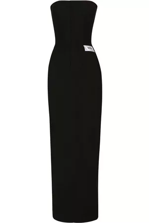 Dolce & Gabbana Women Party Dresses - KIM DOLCE&GABBANA number-patch bandeau dress