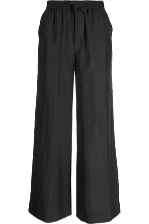P.A.R.O.S.H. Cropped wide-leg silk trousers