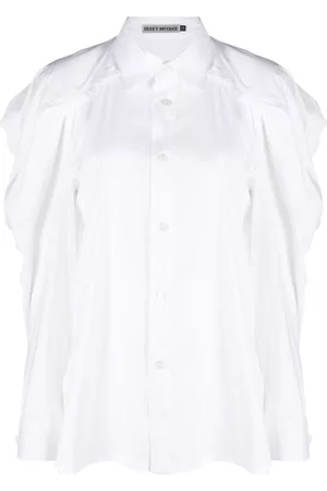 Issey Miyake Women Long Sleeve - Long sleeve button-fastening shirt